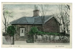 Ref 1349 - Early Postcard - The Lodge - Barnes Hall Near Sheffield Yorkshire - Sheffield