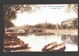 Bedford - Town Bridge & Swan Hotel - Bedford