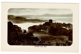 Ref 1350 - Super Evocative Real Photo Postcard - Dunollie Castle Oban - Argyll & Bute - Argyllshire