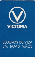 1980 Pocket Calendar Calandrier Calendario Portugal Seguros Insurance Assurance Vitoria - Small : 1971-80