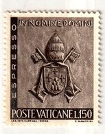 VATICAN Exp17° 150l Brun-noir Armoiries (10% De La Cote + 0,25) - Exprès