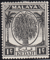 Malaya Kedah1950-55 MH Sc 61 1c Sheaf Of Rice - Kedah