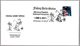 26th TEENIE'S HANDICAPPED FISHING DERBY - Wheelchair. Cat - Gato. Chittenden VT 2007 - Handisport