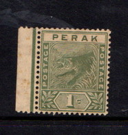 PERAK    1892    1c Green    MNH - Perak