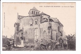 St-JOUAN-DE-MARNES - Le Chevet De L'Eglise - Saint Jouin De Marnes