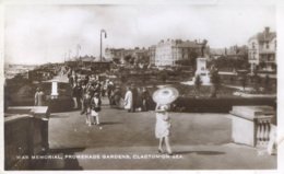 ESSEX - CLACTON - WAR MEMORIAL, PROMENADE GARDENS RP Es529 - Clacton On Sea