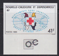 NEW CALEDONIA (1985) Drugs Without Borders. Imperforate. Scott No 524, Yvert No 501. - Non Dentelés, épreuves & Variétés