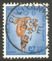 SRI LANKA / CEYLON.  25c USED PULIYANKULAM POSTMARK - Sri Lanka (Ceylon) (1948-...)