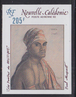 NEW CALEDONIA (1992) Wahpa By Mascart. Imperforate. Scott No C228, Yvert No PA287. - Non Dentelés, épreuves & Variétés