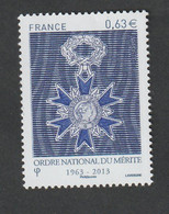 TIMBRE -  2013  -Cinquantenaire De L'Ordre National Du Mérite  -  N°  4830 -      Neuf Sans Charnière - Unused Stamps