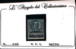 93560) ITALIA-1 Pi. Su 25 C.Emissione Floreale Soprastampati La Canea E In Piastre - Luglio 1901-MLH* - La Canea