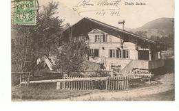 CPA Suisse Estavayer Le Lac ? Chalet Suisse Écrite En 1907 - Estavayer