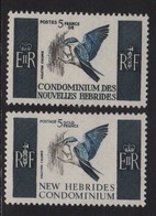 Nouvelles Hebrides - N°255 + 256 - Oiseaux - ** Neufs Sans Charniere - Cote 64€ - Neufs