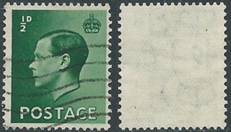 1936 GREAT BRITAIN USED SG 457 1/2d INVERTED WMK - RC12 - Gebraucht