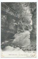 3385 Grésy Sur Aix Les Gorges Du Sierroz 1904 Type Blanc Pullignieu De Vantia Vancia Villefranche Sur Saone Cachet Gare - Gresy Sur Aix