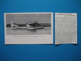 (1934) Hydravion Transatlantique BLÉRIOT-5190 " Santos-Dumont " - Unclassified