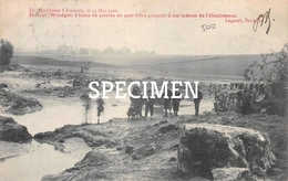 Le Cataclysme à Louvain  1906 - 2 Blocs De Pierres De 4000 Kg Projectés à 100m De L'éboulemont - Herent - Herent