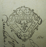 Généralité De Limoges 1 Sol 4 Deniers Sur Document N°248 Devaux Type 1757 Ind 5 à Brive Correze 1780 - Cachets Généralité