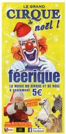 2017--POITIERS--ST BENOIT --- Pub  Cirque De Noel (Sabrina Fratellini )--clown,messagerie --- Format  10cm X 21 Cm - Programmes