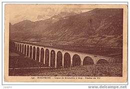 Ligne De Grenoble à Gap - Viaduc De Vif - Editeur: Bourcier Grenoble - Vif