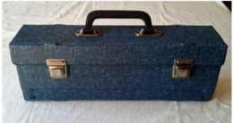 Valise Pour Rangement 18 Cassettes Audio - Objet Vintage - 70ies - Accessories & Sleeves