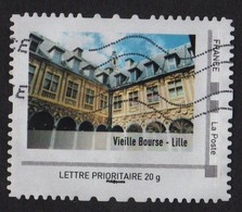 Timbre Personnalise Oblitere - Lettre Prioritaire - Lille - Vieille Bourse - Usados