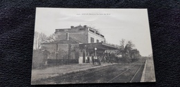 Cp 32 Gers RISCLE La Gare Du Midi  ( Batiment Ligne De Chemin De Fer Train Locomotive ) - Riscle