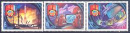 1981. USSR/Russia,  Soviet-Mongolia Space Flight, 3v, Mint/** - Nuevos