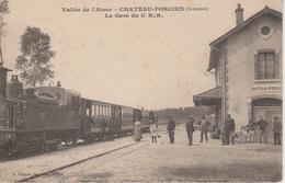 08 - CHATEAU-PORCIEN - LA GARE DU C B R - Chateau Porcien