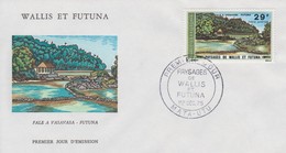 Enveloppe   FDC  1er  Jour     WALLIS  Et  FUTUNA    Paysages   1975 - FDC