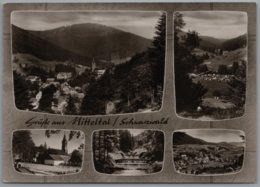 Baiersbronn Mitteltal - S/w Mehrbildkarte 2 - Baiersbronn