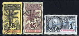 Haut-Senegal & Niger 1906 Yvert 10 - 11 - 15 (o) B Oblitere(s) - Used Stamps