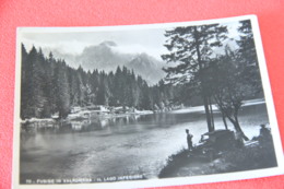 Udine Fusine In Valromana Il Lago Inferiore 1952 + Piccolo Taglietto A Destra - Udine