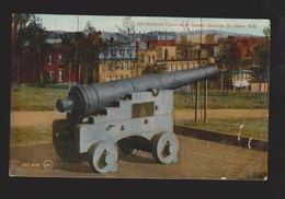 Old Cannon Queen Square, St. John NB - 1910s - Unused - Some Wear - St. John