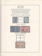 PERFINS, KING FERDINAND REVENUE STAMPS, 1892-1952, ROMANIA - Perfins