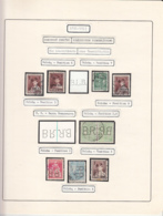 PERFINS, KING FERDINAND, KING CAROL II, KING MICHAEL CHILD, SOCIAL ASSISTANCE STAMPS, 1891-1953, ROMANIA - Perfins