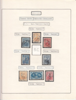 PERFINS, KING CAROL I, KING FERDINAND STAMPS, 1892-1952, ROMANIA - Perfins