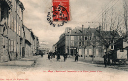 Delcampe - Gap - Boulevard Lamartine Et La Place Jeanne D'Arc - Edition Librairie Alpine, Carte N° 84 - Gap