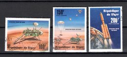 NIGER  PA  N° 276 à 278    OBLITERES     COTE 1.90€    ESPACE - Niger (1960-...)