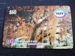 TRINIDAD & TOBAGO  $ 60,-  POUI TREE  Prepaid Fine Used Card  ** 525 ** - Trinidad & Tobago
