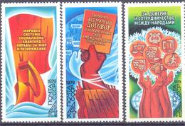 1979. USSR/Russia. Peace Programme In Action, 3v Mint/** - Nuevos