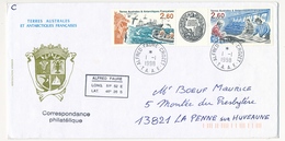 TAAF - Env. Affr 2,60 Controleur Des Pêches X2 Diff - Obl Alfred Faure Crozet - 1/1/1998 - Storia Postale