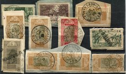 GUINEE FRANCAISE PETIT ENSEMBLE DE TIMBRES OBLITERES - Usados