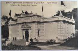 V 72655 Roma - Esposizione Internazionale Di Belle Arti - Vigna Cartoni - Padiglione Del Belgio - Mostre, Esposizioni