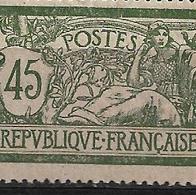 France N°143a* Sans Teinte De Fond, Cote1100€. - Unused Stamps