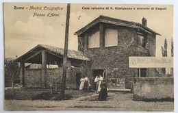 V 72661 Roma - Mostra Etnografica - Piazza D’Armi - Casa Colonica Di S. Gimignano E Vetrerie Di Empoli - Exposiciones