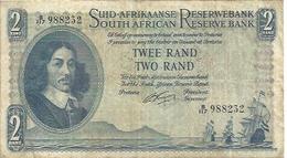 SOUTH AFRICA P104b 2 RANDS 1962 VF SUID - Afrique Du Sud