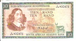 SOUTH AFRICA P114 10 RAND 1967 VF SUID AFR. - Sudafrica