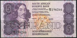 SOUTH AFRICA P119e 5 RAND 1990 VF KOCH - Suráfrica