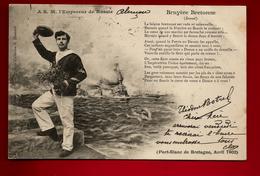 CPA 22 Penvénan Port Blanc Bruyère Bretonne De Botrel Pour Empereur De Russie - CAD Alençon 20-05-1902 Frichot Exmes - Penvénan